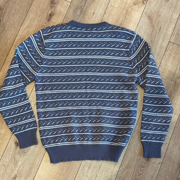 Vintage Tournament by Arrow Geometric Knit Sweater Men's Large - Picture 8 of 9